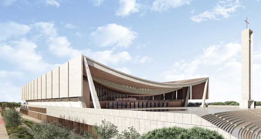 The National Cathedral of Ghana will have its main architectural concept drawn from both contemporary Christian architectural principles and motifs from traditional Akan culture.